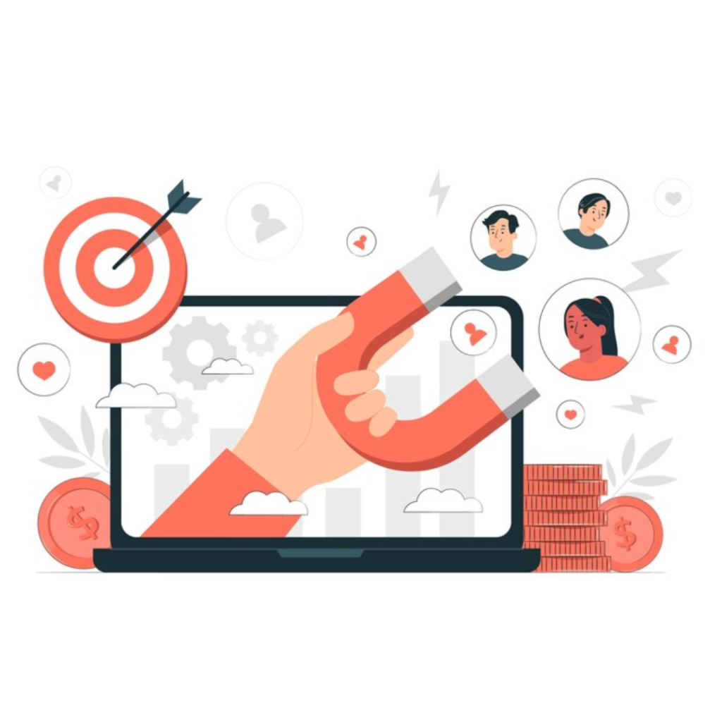 Diagrama de estratégia de Inbound Marketing para gestão de negócios